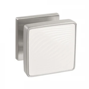 Ручка раздельная K.EST.Q52.GIPNOZ SSC/WH-16 сатинированный хром/белый