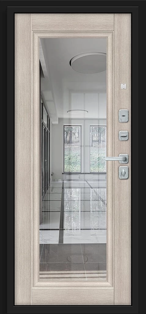 Входная дверь Форм/BChrome Almon/Cappuccino Melinga BR6172 внутренняя сторона