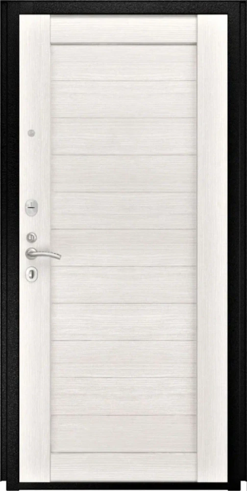 Входная дверь ДвериПРО Аура СБ-3 листв. бел. (21 беленый дуб) DPRO198371 внутренняя сторона