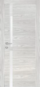 Межкомнатная дверь PX-8  AL кромка с 4-х ст. Дуб скай бежевый