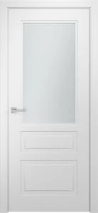Межкомнатная дверь Модель L-2 (стекло) белая эмаль