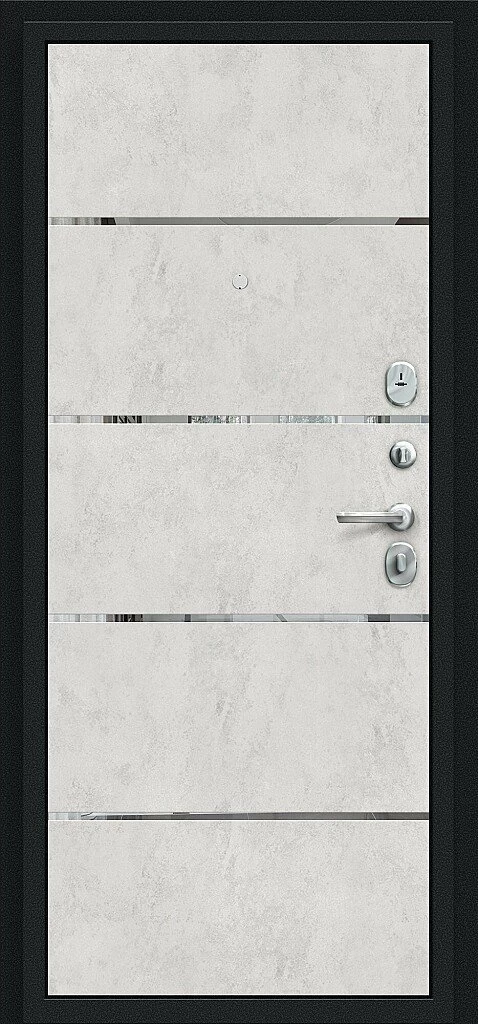 Входная дверь Лайн Букле черное/Look Art BR4635