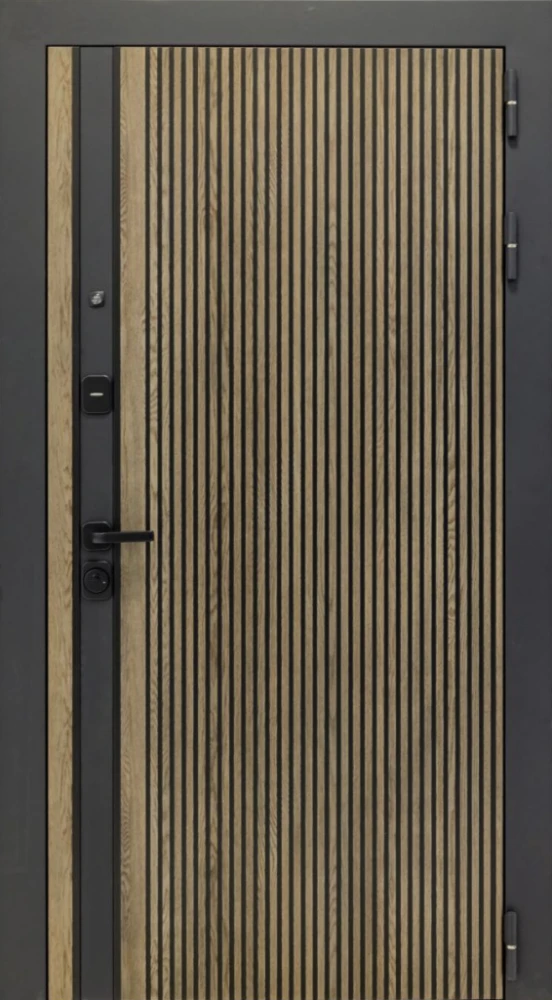 Входная дверь ДвериПРО Rosna СБ-3 листв. бел. (21 беленый дуб) DPRO198376 внешняя сторона