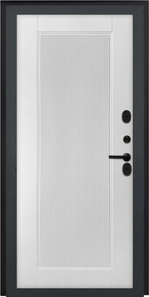 Входная дверь ДвериПРО L-45 ПВХ 10мм Астрод Velutto Bianco DPRO200373 внутренняя сторона