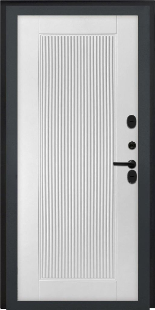 Входная дверь ДвериПРО L-3b ПВХ 10мм Астрод Velutto Bianco DPRO195687 внутренняя сторона