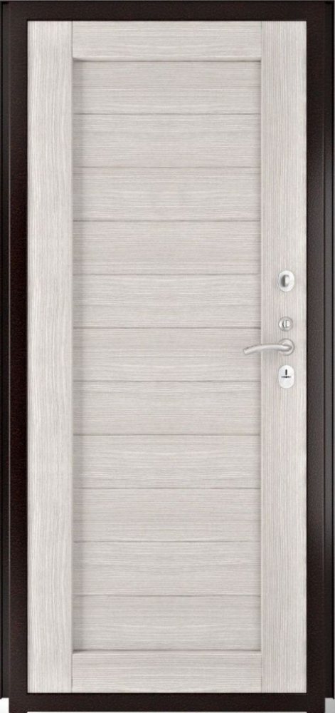 Входная дверь ДвериПРО Модель L-48 Экошпон СБ-3 (16мм, капучино) DPRO195945 внутренняя сторона